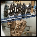Brandweer mannetjes bronzen beeld - metalizers